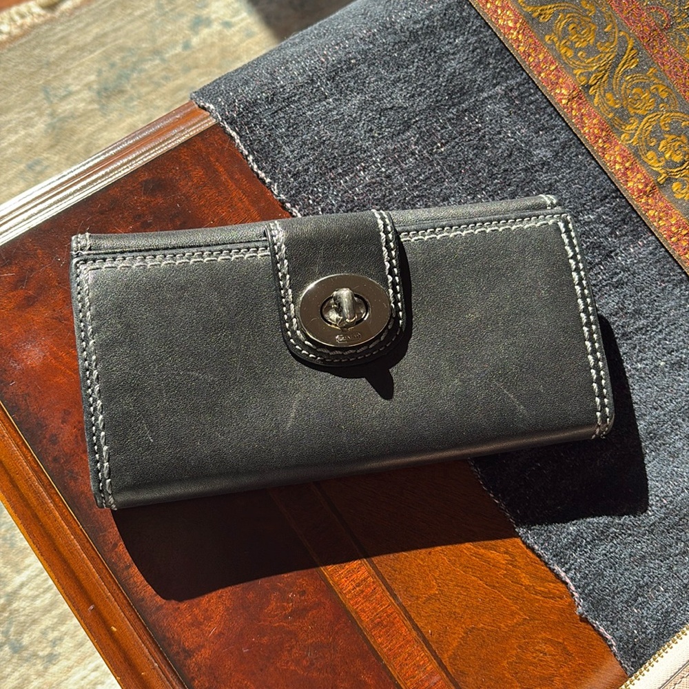 Coach black wallet